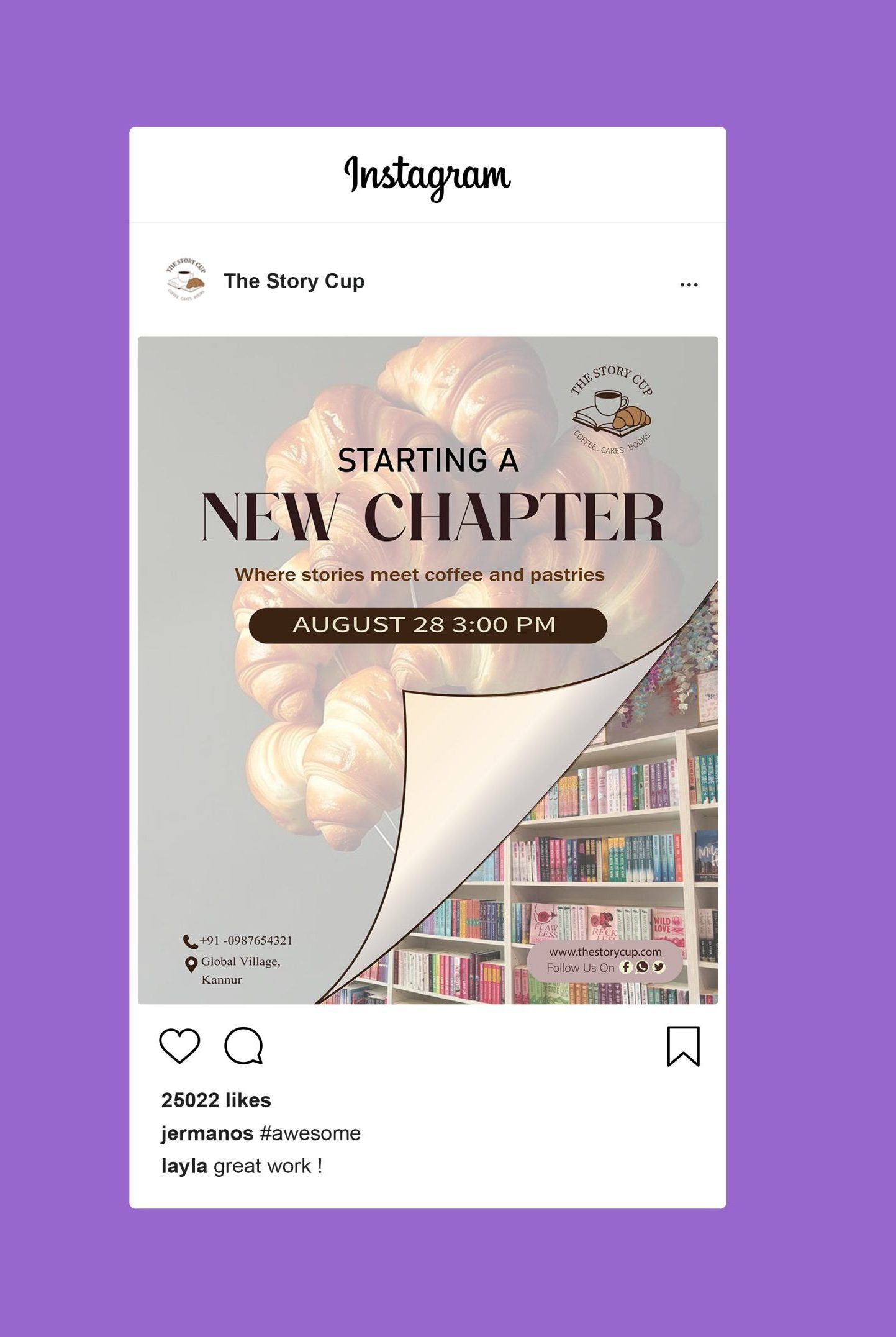 instagram post mockup